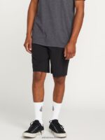 Z0ZR08231 Black Men Voltripper Hybrid Shorts Volcom Clothing - Image 6