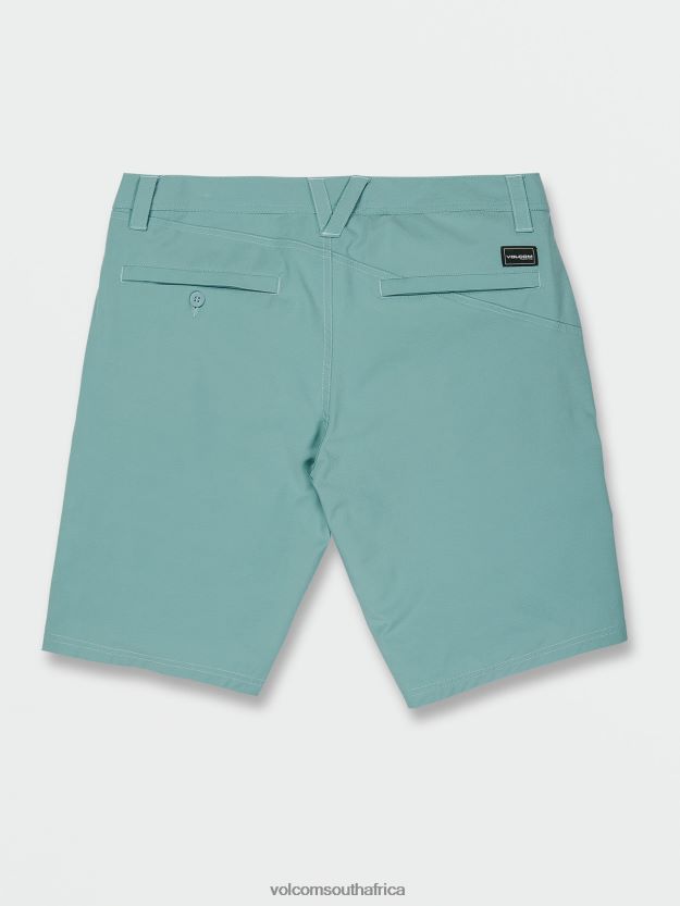 Z0ZR08233 Cali Blue Heather Men Frickin Cross Shred Static Shorts Volcom Clothing - Image 2