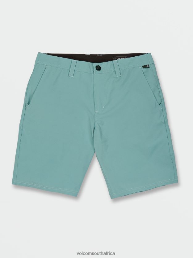 Z0ZR08233 Cali Blue Heather Men Frickin Cross Shred Static Shorts Volcom Clothing - Image 1