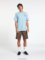 Z0ZR08234 Mushroom Men Frickin Chino Shorts Volcom Clothing - Image 2