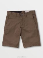 Z0ZR08234 Mushroom Men Frickin Chino Shorts Volcom Clothing - Image 3