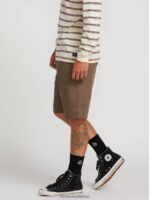 Z0ZR08234 Mushroom Men Frickin Chino Shorts Volcom Clothing - Image 8
