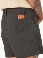Z0ZR08239 Black Men Workwear Bevel Work Shorts Volcom Clothing - Image 4