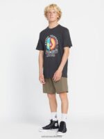 Z0ZR08241 Winter Moss Men Veeco Transit Shorts Volcom Clothing - Image 11