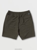 Z0ZR08243 Black Men Wrecpack Hybrid Shorts Volcom Clothing - Image 4