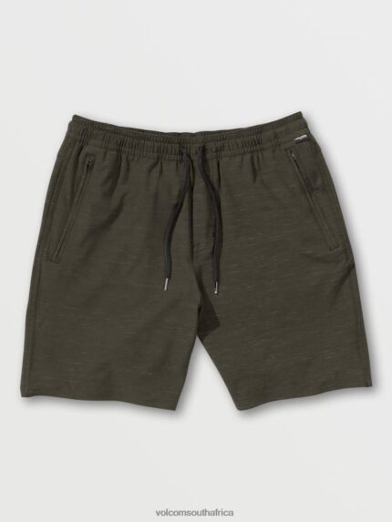 Z0ZR08243 Black Men Wrecpack Hybrid Shorts Volcom Clothing