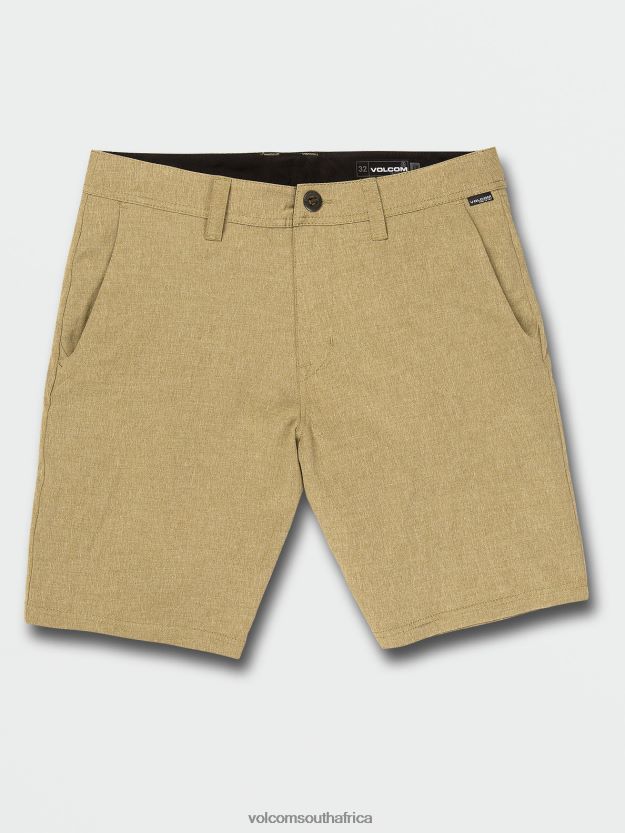 Z0ZR08245 Dark Khaki Men Frickin Cross Shred Static Shorts Volcom Clothing - Image 5