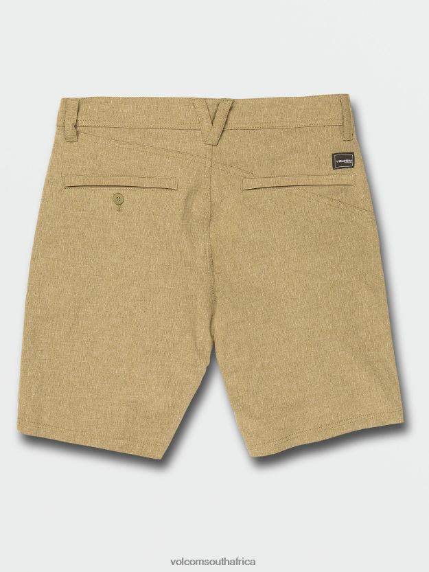 Z0ZR08245 Dark Khaki Men Frickin Cross Shred Static Shorts Volcom Clothing - Image 7