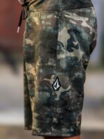 Z0ZR08251 Covert Green Men Lido Solid Mod Trunks Volcom Clothing - Image 2