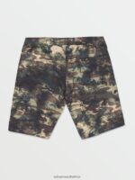 Z0ZR08251 Covert Green Men Lido Solid Mod Trunks Volcom Clothing - Image 7