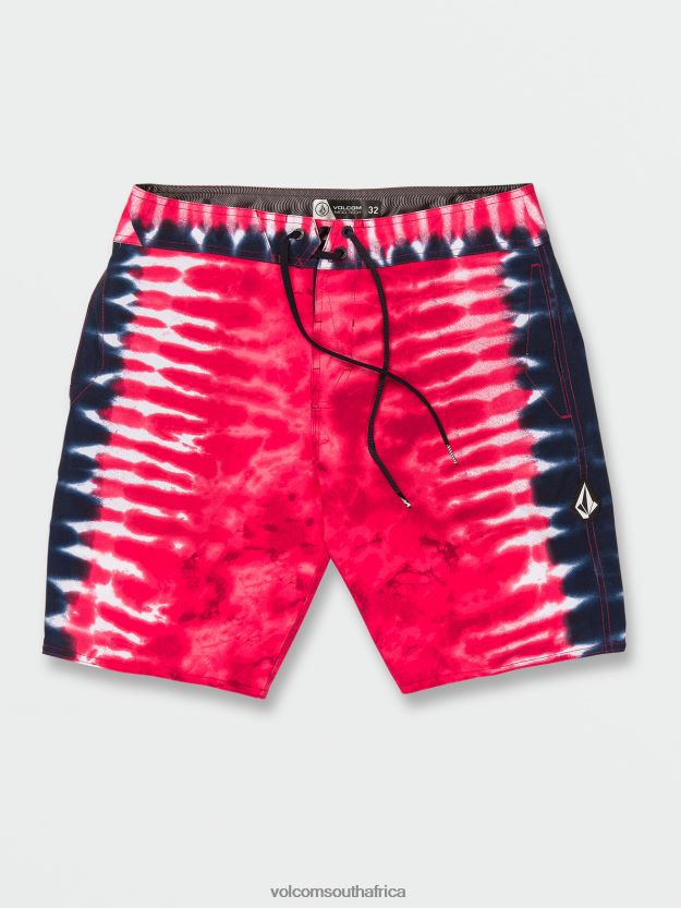 Z0ZR08256 Red Men Quatro De Julio Mod-Tech Trunks Volcom Clothing - Image 4