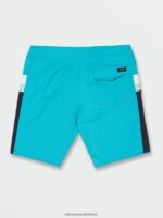 Z0ZR08257 Electric Blue Men Minxed Liberators Trunks Volcom Clothing - Image 2