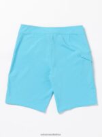 Z0ZR08263 Turkish Blue Men Lido Solid Mod Trunks Volcom Clothing - Image 2