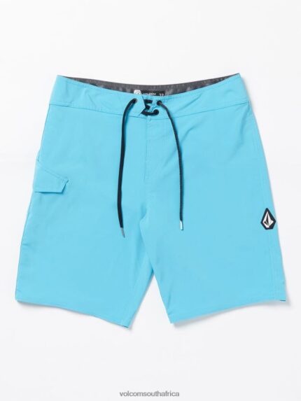 Z0ZR08263 Turkish Blue Men Lido Solid Mod Trunks Volcom Clothing