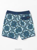 Z0ZR08264 Misty Blue Men Mod Magic Scallop Trunks Volcom Clothing - Image 3