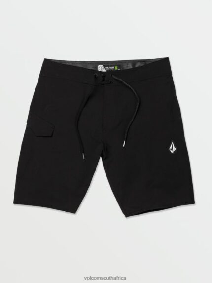 Z0ZR08268 Black Men Lido Solid Mod Trunks Volcom Clothing