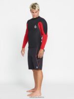 Z0ZR08269 Black Men Surf Vitals Jack Robinson Trunks Volcom Clothing - Image 5