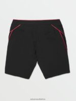 Z0ZR08269 Black Men Surf Vitals Jack Robinson Trunks Volcom Clothing - Image 8