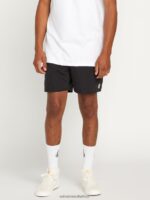 Z0ZR08270 Black Men Lido Solid Trunks Volcom Clothing
