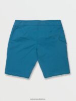 Z0ZR08271 Aged Indigo Men Lido Solid Mod Trunks Volcom Clothing - Image 3