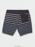 Z0ZR08273 Black Men Quarta Static Mod-Tech Trunks Volcom Clothing - Image 2