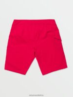 Z0ZR08276 Ribbon Red Men Lido Solid Mod Trunks Volcom Clothing - Image 2