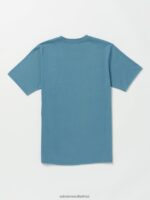 Z0ZR0827 Indigo Ridge Men Ez Peazy Short Sleeve Tee Volcom Clothing - Image 2