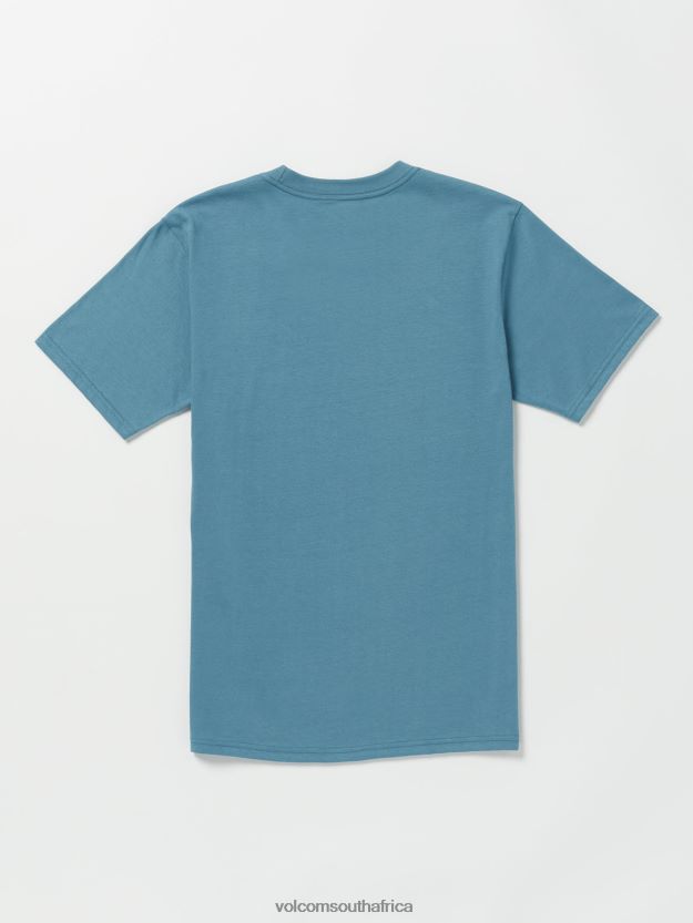 Z0ZR0827 Indigo Ridge Men Ez Peazy Short Sleeve Tee Volcom Clothing - Image 3