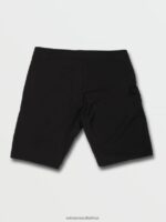 Z0ZR08283 Black Men Lido Solid Mod-Tech Trunks Volcom Clothing - Image 4