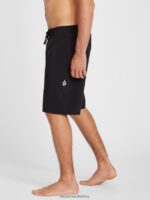 Z0ZR08283 Black Men Lido Solid Mod-Tech Trunks Volcom Clothing - Image 8