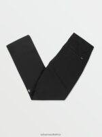 Z0ZR08290 Black Men Frickin Slim Stretch Pants Volcom Clothing - Image 2
