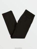 Z0ZR08295 Black Men Frickin Modern Stretch Chino Pants Volcom Clothing - Image 2