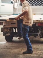 Z0ZR08296 Navy Men Workwear Caliper Pants Volcom Clothing - Image 2
