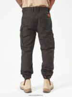 Z0ZR08297 Black Men Workwear Caliper Cuffed Pants Volcom Clothing - Image 13
