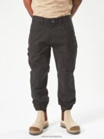 Z0ZR08297 Black Men Workwear Caliper Cuffed Pants Volcom Clothing - Image 16