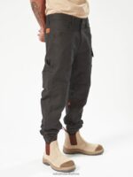 Z0ZR08297 Black Men Workwear Caliper Cuffed Pants Volcom Clothing - Image 19