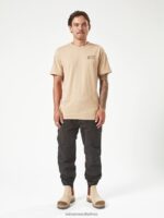 Z0ZR08297 Black Men Workwear Caliper Cuffed Pants Volcom Clothing - Image 8