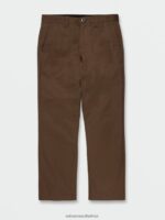Z0ZR08300 Dark Earth Men Frickin Skate Chino Pants Volcom Clothing - Image 5