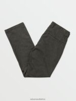 Z0ZR08304 Charcoal Heather Men Frickin Modern Stretch Chino Pants Volcom Clothing - Image 3