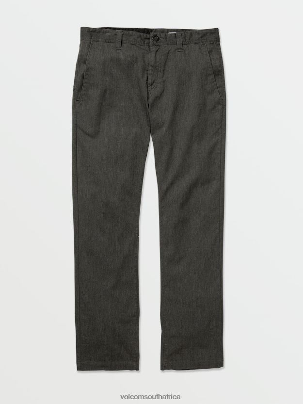 Z0ZR08304 Charcoal Heather Men Frickin Modern Stretch Chino Pants Volcom Clothing - Image 1
