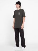 Z0ZR08306 Black Men Frickin Skate Chino Pants Volcom Clothing - Image 6