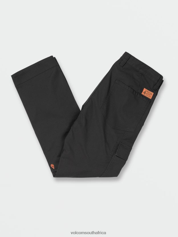 Z0ZR08309 Black Men Workwear Meter Light Work Pants Volcom Clothing - Image 6