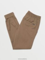 Z0ZR08322 Mushroom Men Frickin Slim Jogger Pants Volcom Clothing - Image 3