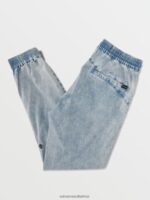 Z0ZR08325 Cloud Blue Men Frickin Slim Jogger Pants Volcom Clothing - Image 3