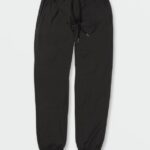 Z0ZR08329 Black Men Frickin Cross Shred Elastic Waist Joggers Volcom Clothing