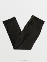 Z0ZR08330 Black Men Frickin Tech Chino Pants Volcom Clothing - Image 3