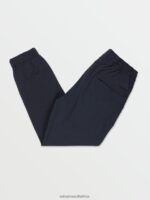 Z0ZR08334 Navy Men Frickin Cross Shred Jogger Pants Volcom Clothing - Image 2