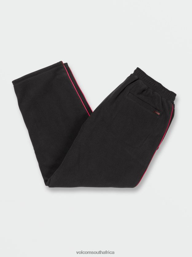 Z0ZR08335 Black Men Surf Vitals Jack Robinson Elastic Waist Pants Volcom Clothing - Image 4