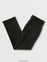Z0ZR08336 Black Men Frickin Tech Chino Pants Volcom Clothing - Image 3