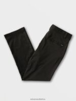 Z0ZR08336 Black Men Frickin Tech Chino Pants Volcom Clothing - Image 7